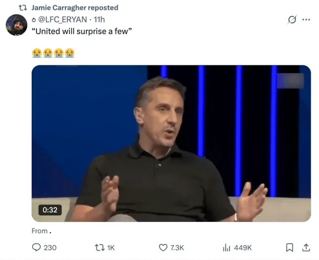 เนวิลล์ ถูกล้อหลังแมนยูฯ ตกรอบคาราบาว คัพ พ่ายกริมสบี้ ทาวน์