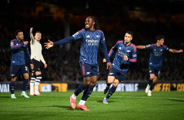 คะแนนผู้เล่นอาร์เซนอลในเกมชนะ พอร์ท เวล - เอเซ่ ยิงประตูแรก