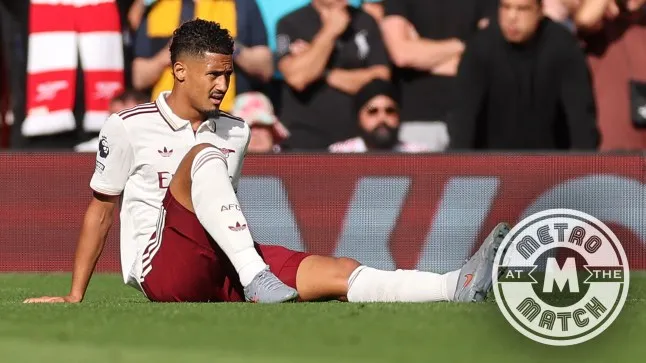 อาร์เตต้า เผย ซาลิบา ตัดสินใจส่งลงสนามแม้บาดเจ็บก่อนเริ่มเกม