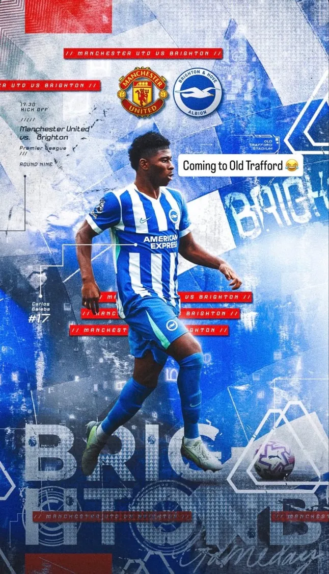 บาเลบา ลบโพสต์ Old Trafford บน IG ก่อนเกม ปีศาจแดง vs ไบรท์ตัน