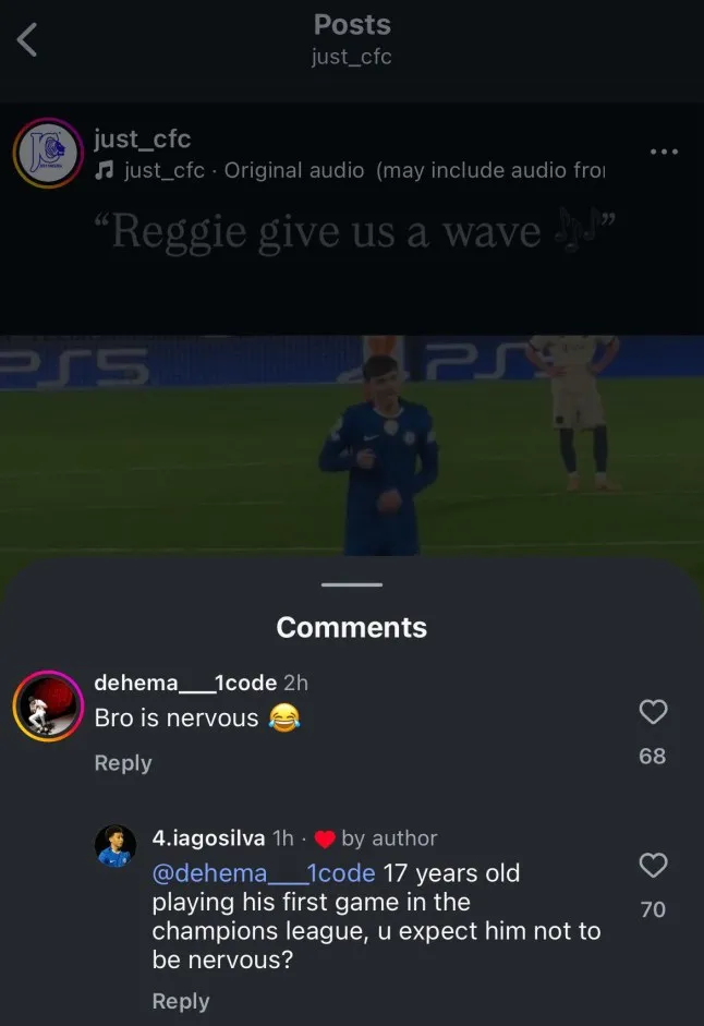 ลูกชายของติอาโก้ ซิลวา ปกป้องดาวเตะเชลซีที่ถูก ‘ล้อเลียน’ ในโซเชียลมีเดีย