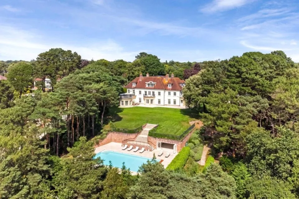 Mulberry House in Poole, Dorset, is listed for £12m